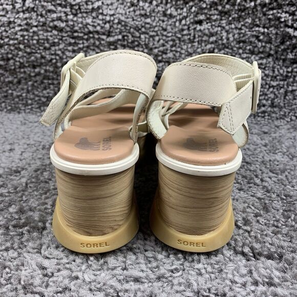 Sorel Joanie lll Women's Ankle Strap in chalk/ Gum Size 8 - Picture 3 of 7